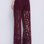 Pantaloni in pizzo floreale 521FD25004 2434 GAUDI' 