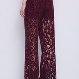 Pantaloni in pizzo floreale 521FD25004 2434 GAUDI' 