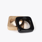 Set anellii quadrati bicolore LF2503025 2MN LOLA 