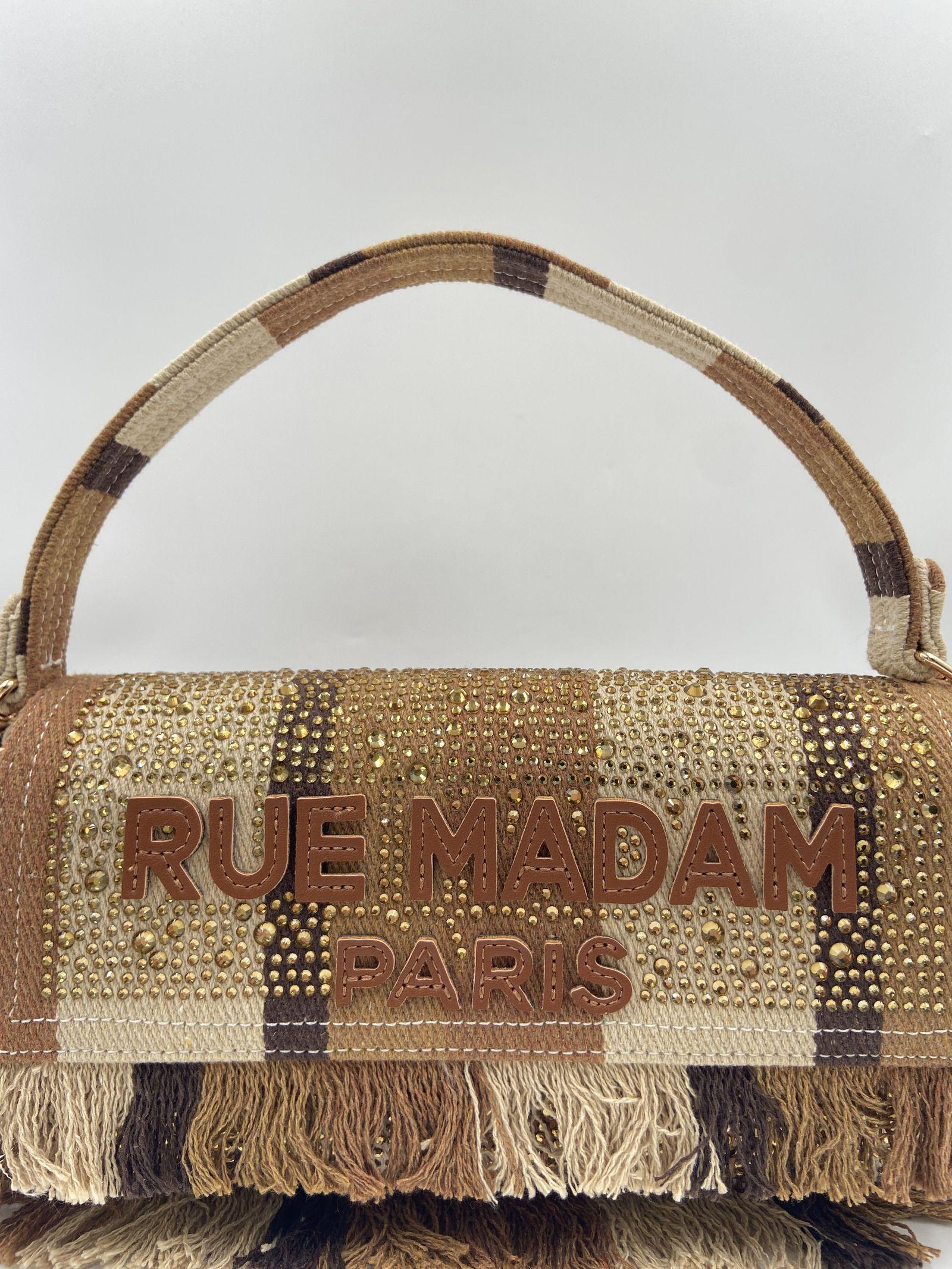 Borsa Casablanca Shoulder Riga - Rue Madam Paris CASABLANCASHOULDER RIGAMARRONE RUE MADAM PARIS 