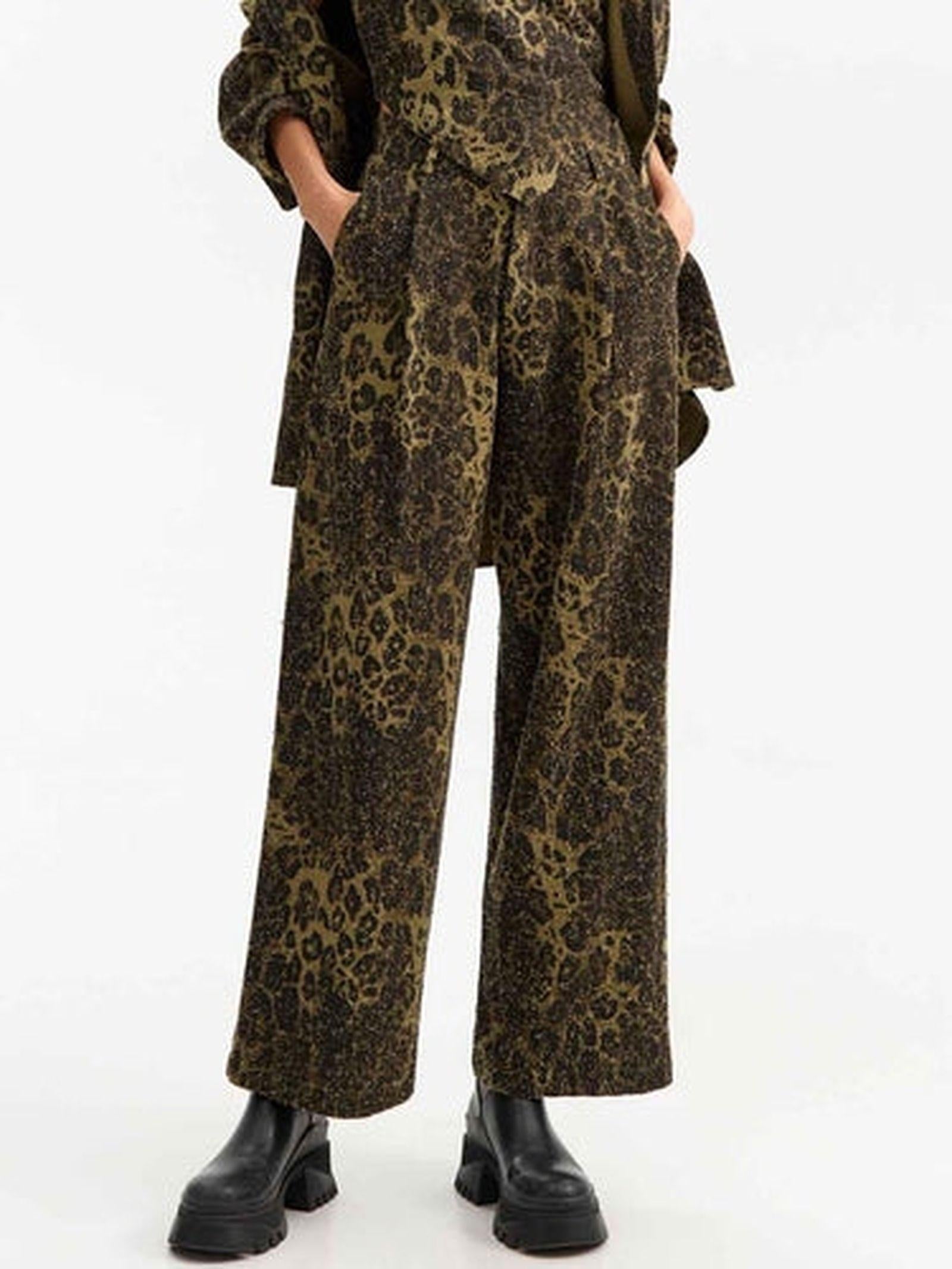 Pantaloni maculati EFW250092 VERDEKAKI ELEH 