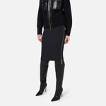 Gonna midi in doppio crèpe stretch GO04746E2 110 ELISABETTA FRANCHI 