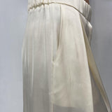 Gonna in raso con pieghe - Ofelia SK1027 PANNA OFELIA 