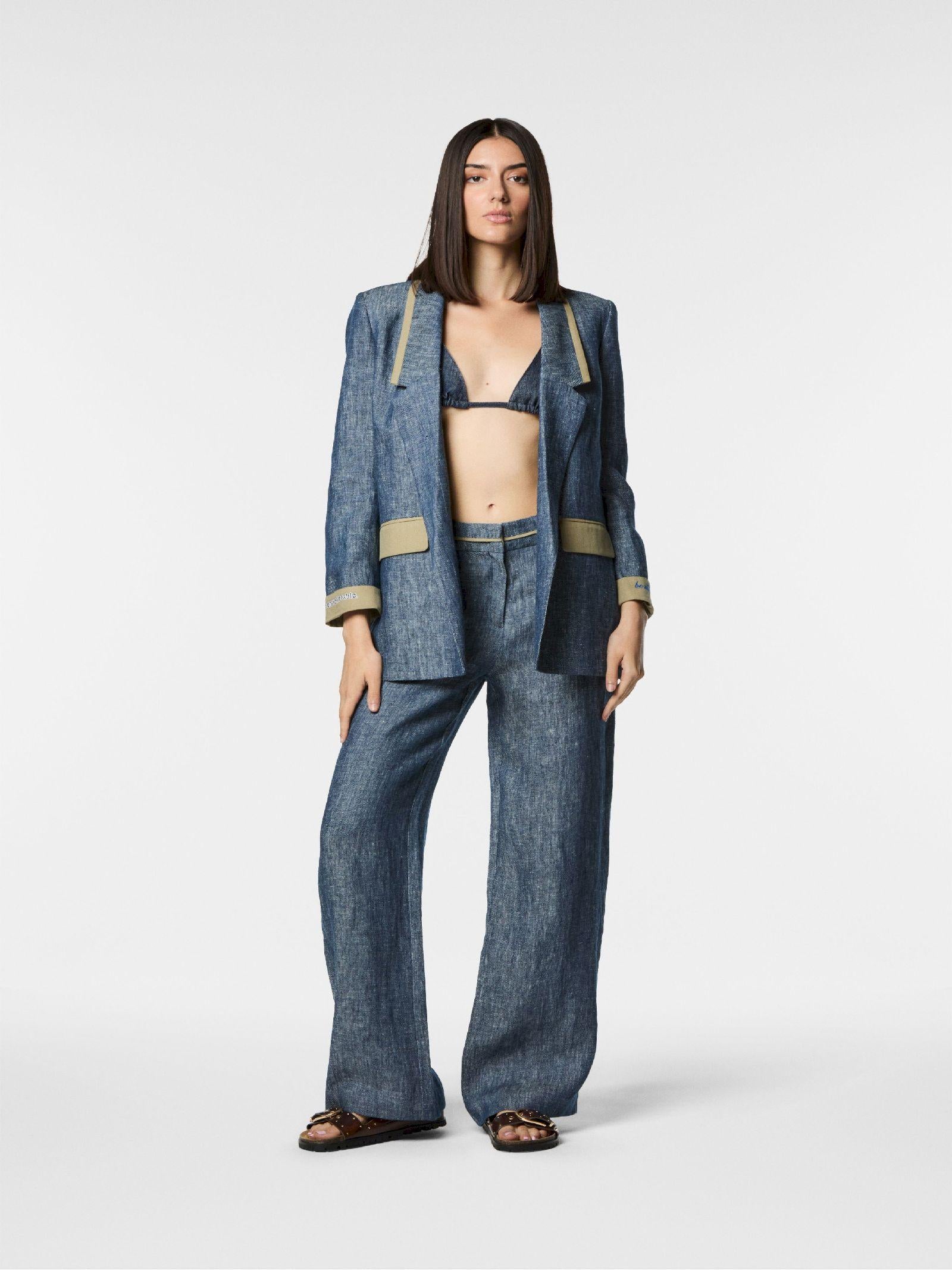 Giacca in denim Ben 39BB-BEN 0800 NENETTE 