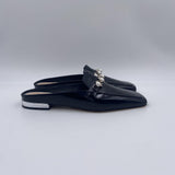 Sabot con perle e borchie 602 NERO CHIARINI 