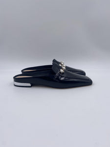 Sabot con perle e borchie