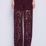 Pantalone in pizzo floreale - Gaudi 521FD25004 2434 GAUDI' 