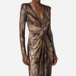 Abtio in lycra stampa pitone - Elisabetta Franchi ABR3557E2 EL1 ELISABETTA FRANCHI 