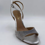 Sandalo aperto con mini strass