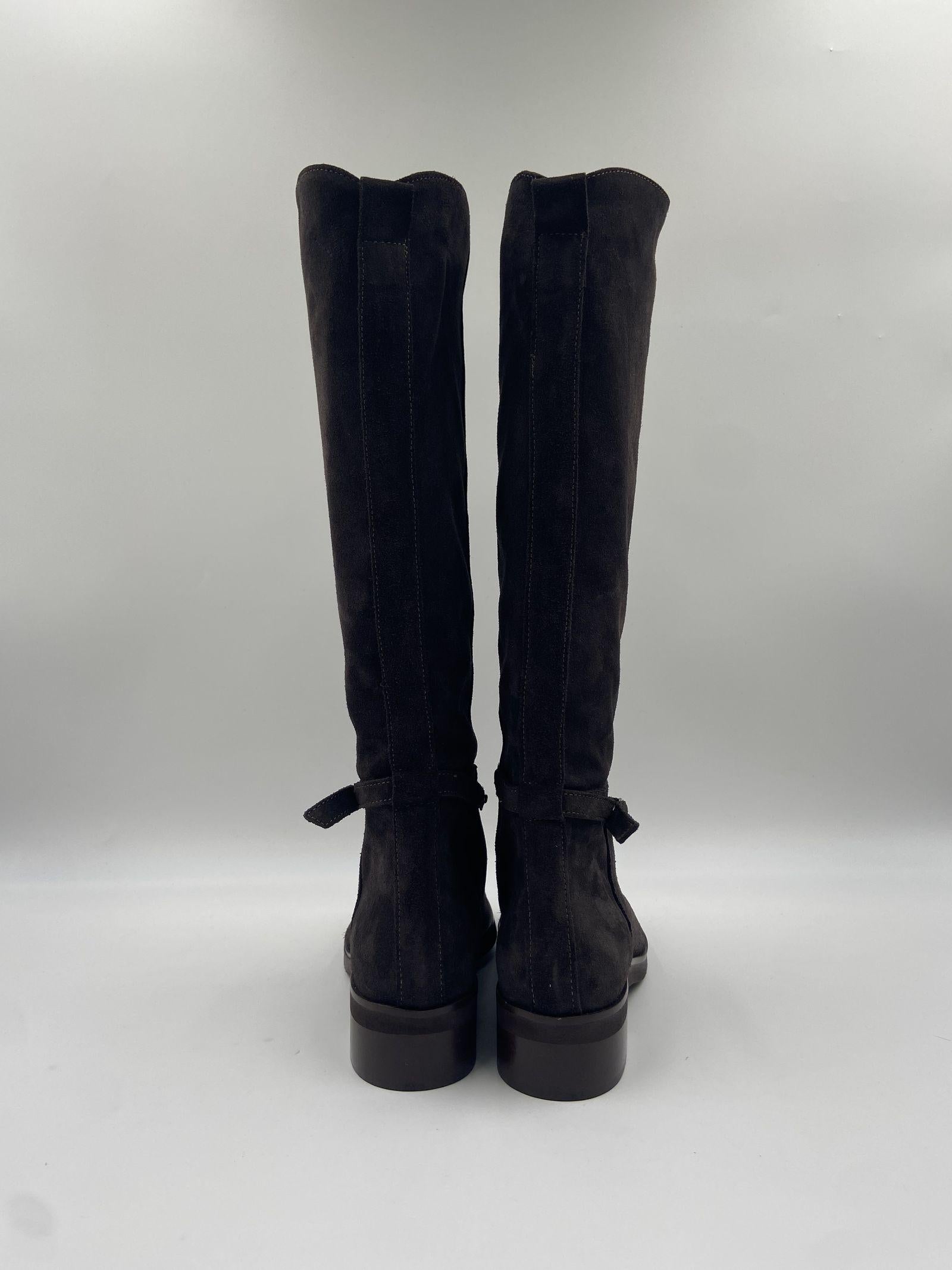 Stivale con dettaglio equestre 2904 MORO OFELIA 