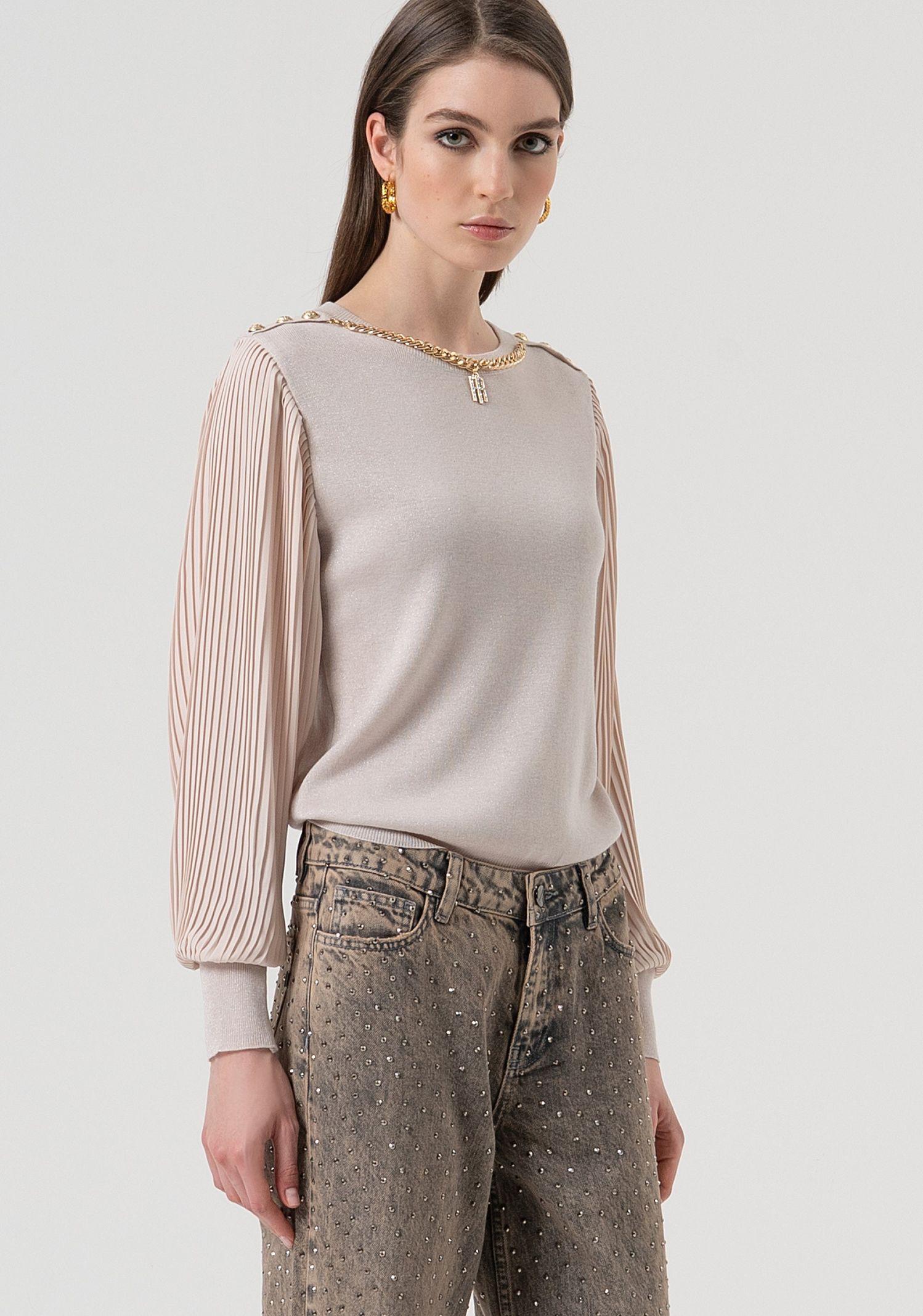 Jeans  flare con strass - Fracomina FR25WV2014D419R9 357 FRACOMINA 