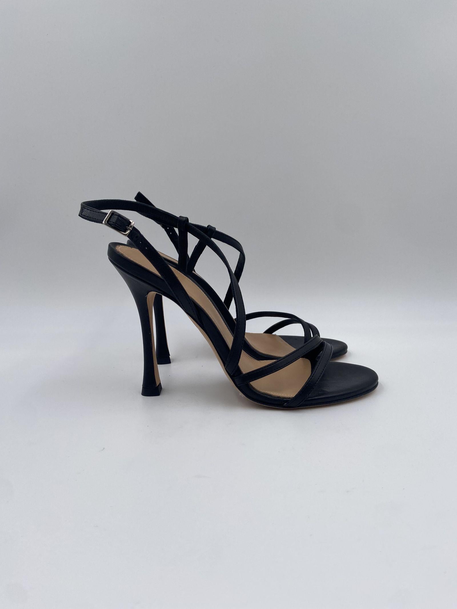 Sandalo con tacco a stiletto 1959 NERO OFELIA 