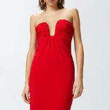 Abito con scollo sagomato 105021-A2GS R49 PINKO 