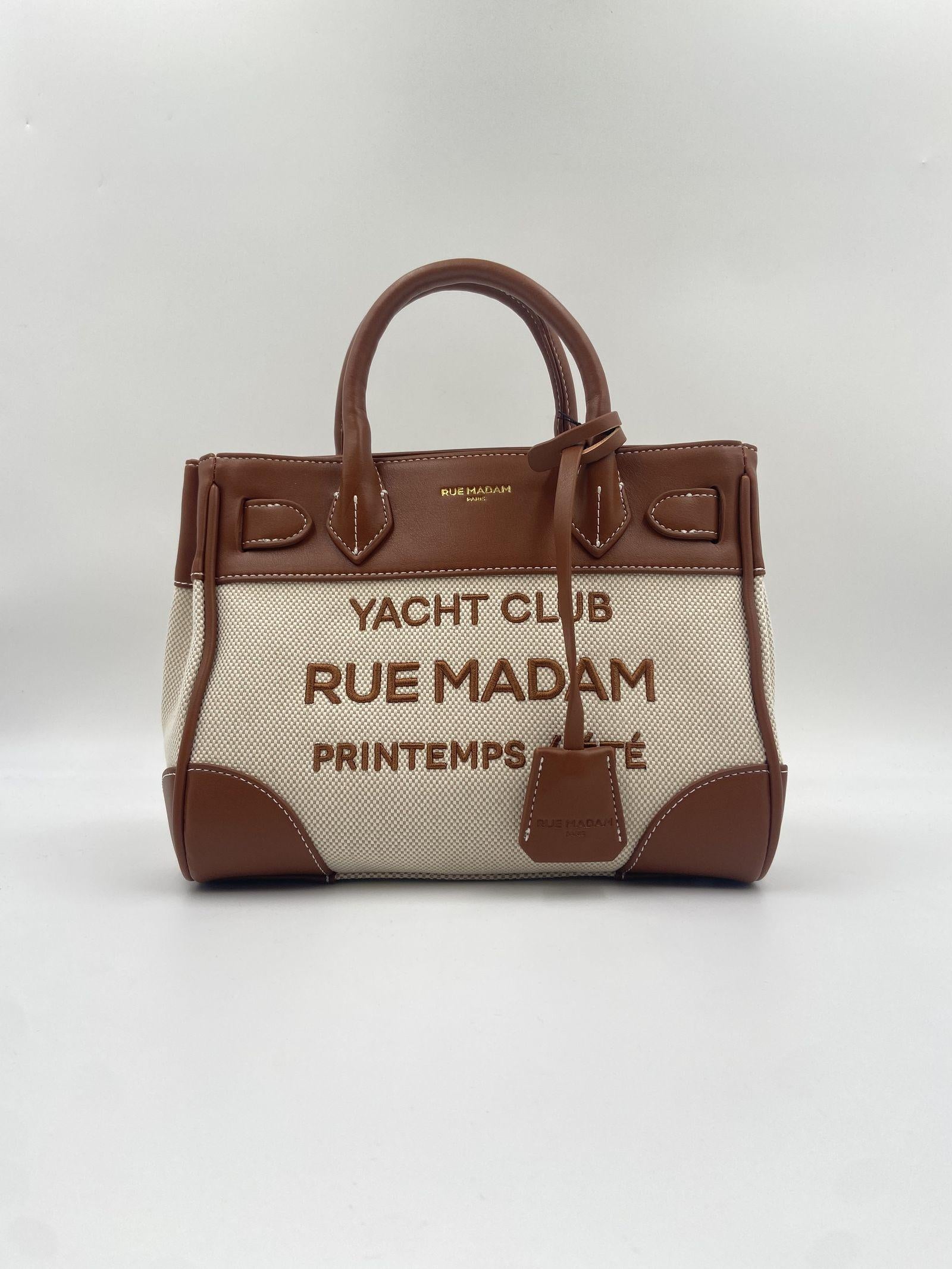 Borsa Riviera Tote mini - Rue Madam Paris RIVIERAMINITOTE MARRONE RUE MADAM PARIS 