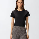 T-shirt con ricamo 100355A2RD Z99 PINKO 