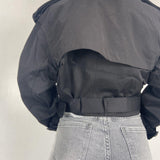 Giacca trench doppio petto