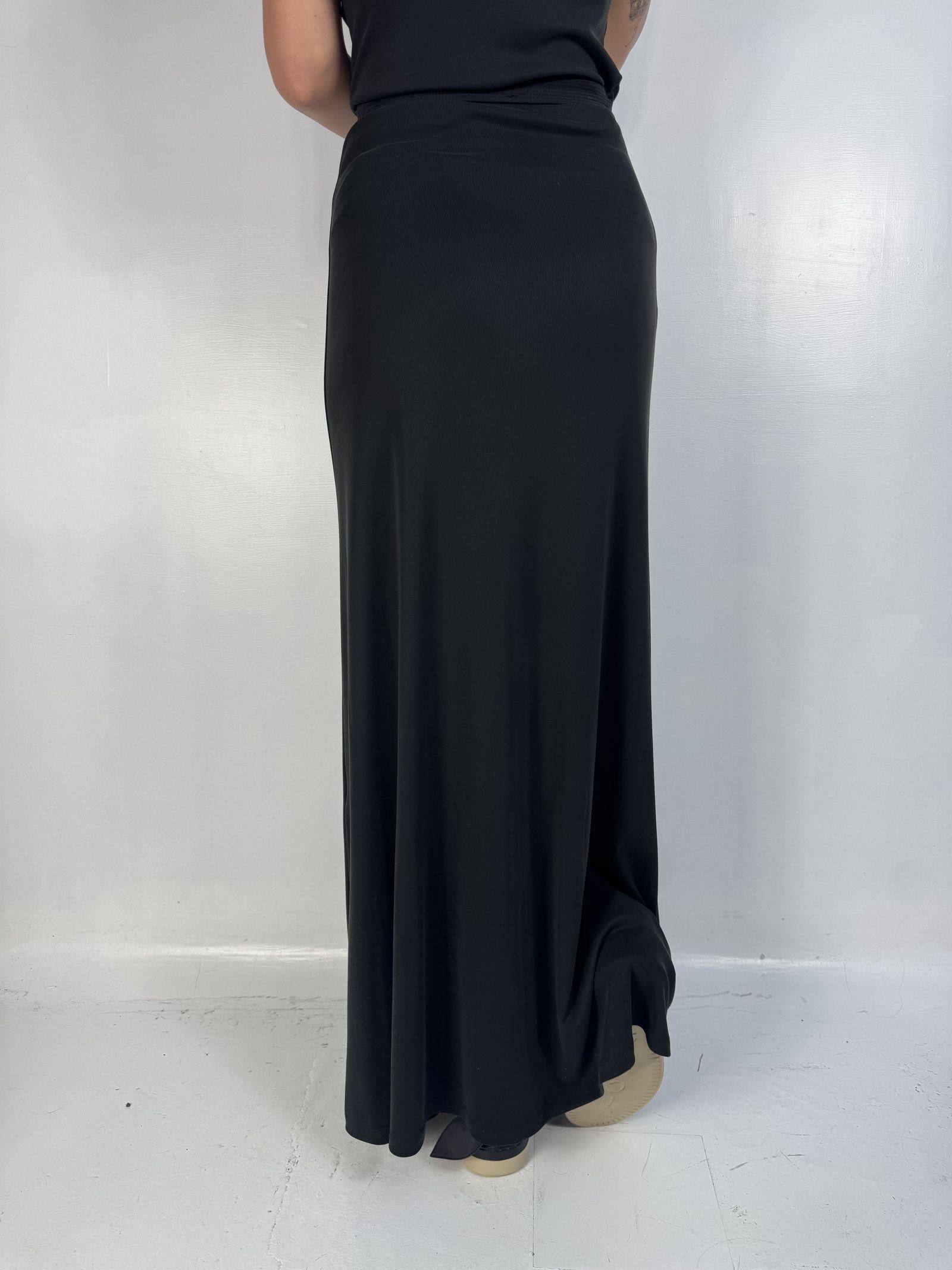 Gonna lunga con elastico - Eleh SS260073 NERO ELEH 