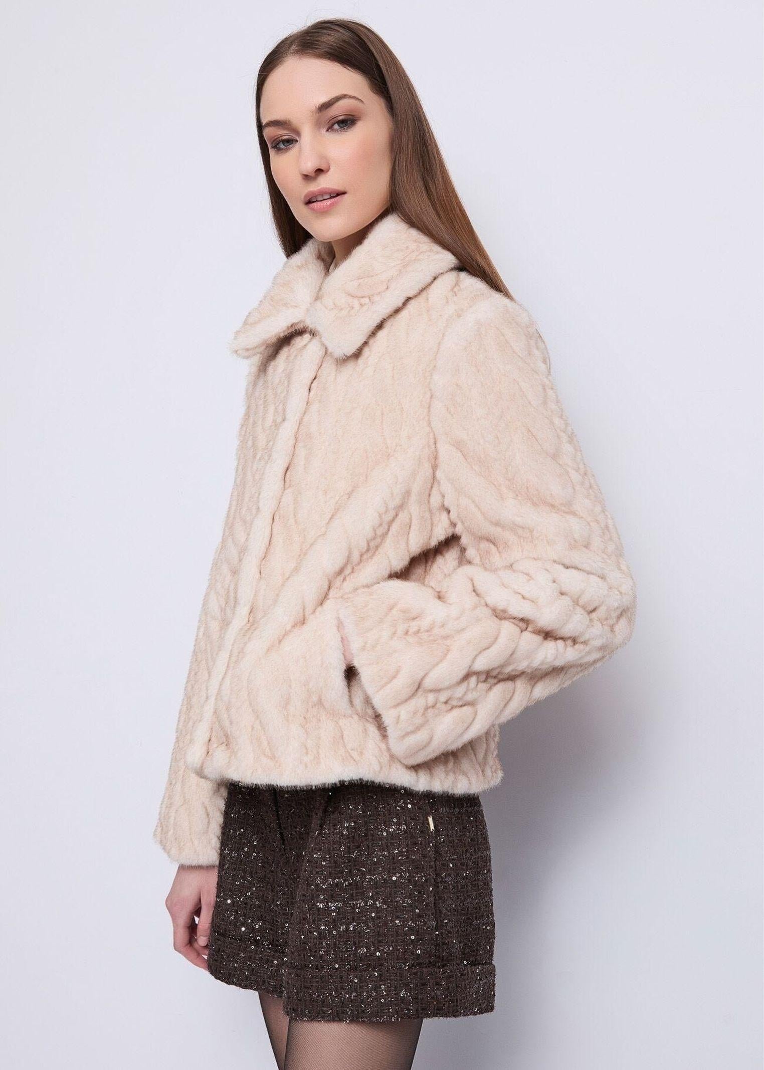 Giacca in ecopelliccia 521FD39006 2282 GAUDI' 