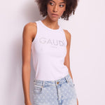 Top con lettering 511BD64045 2100 GAUDI' 