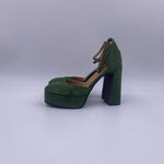 Sandalo con plateau - Ofelia 2195 VERDE OFELIA 