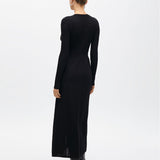 Abito lungo con bottoni MF2516010 00N LOLA 