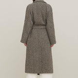 Cappotto lungo in caban resca