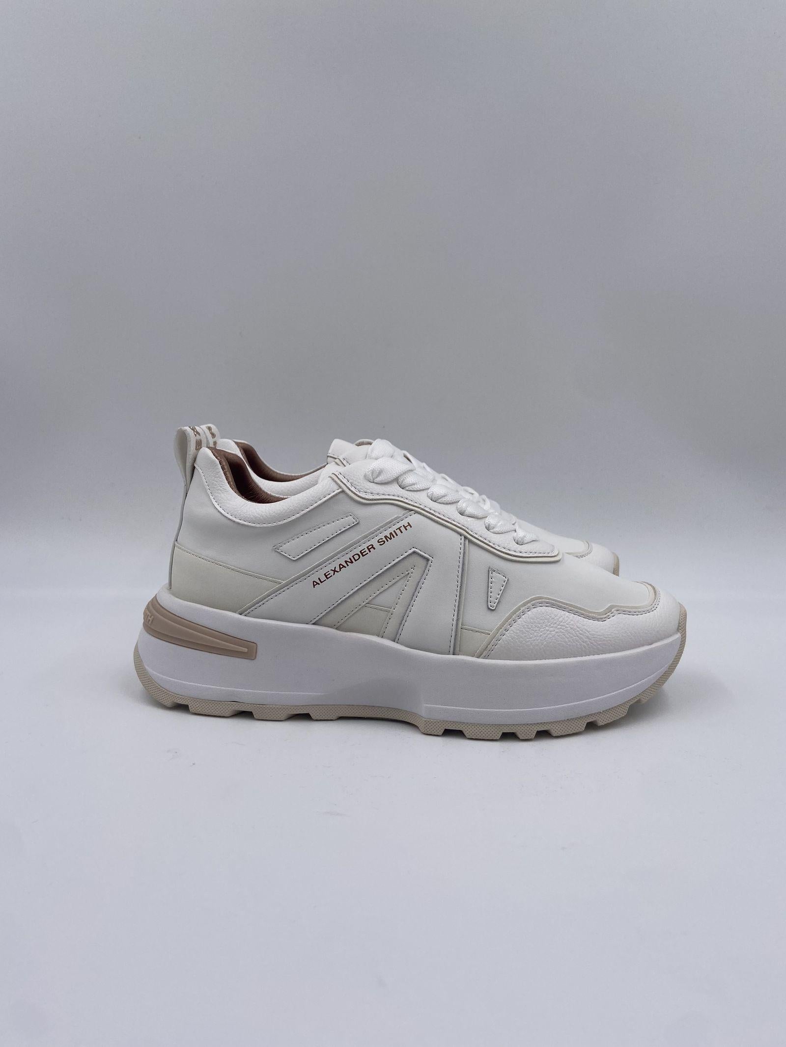 Sneakers Liverpool Woman Total White ASBBLPW 2047 TWT ALEXANDER SMITH 