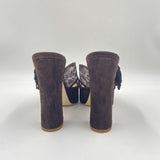 Sandalo con fiore - Ofelia 3104 MORO OFELIA 