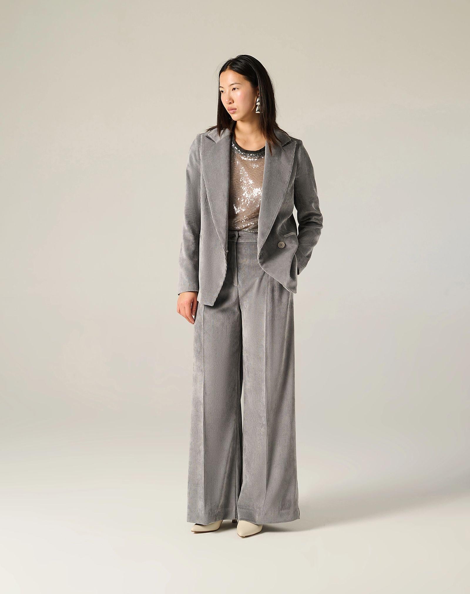 Pantalone in velluto a costine P094PU MG826 MANILA GRACE 