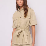 Giacca overshirt con cintura - Gaudi 611BD35015 4558 GAUDI' 