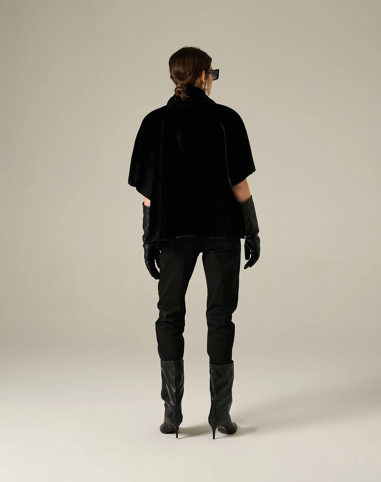 Pelliccia maniche ampie E175PU MA001 MANILA GRACE 