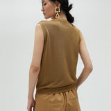 Top con occhielli MS2515048 066 LOLA 