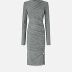 Abito midi con drappeggio 106126A2ZU I76 PINKO 