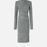 Abito midi con drappeggio 106126A2ZU I76 PINKO 