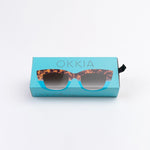 Occhiale da sole Claudia OK013HB AZZURROMARRONE OKKIA 