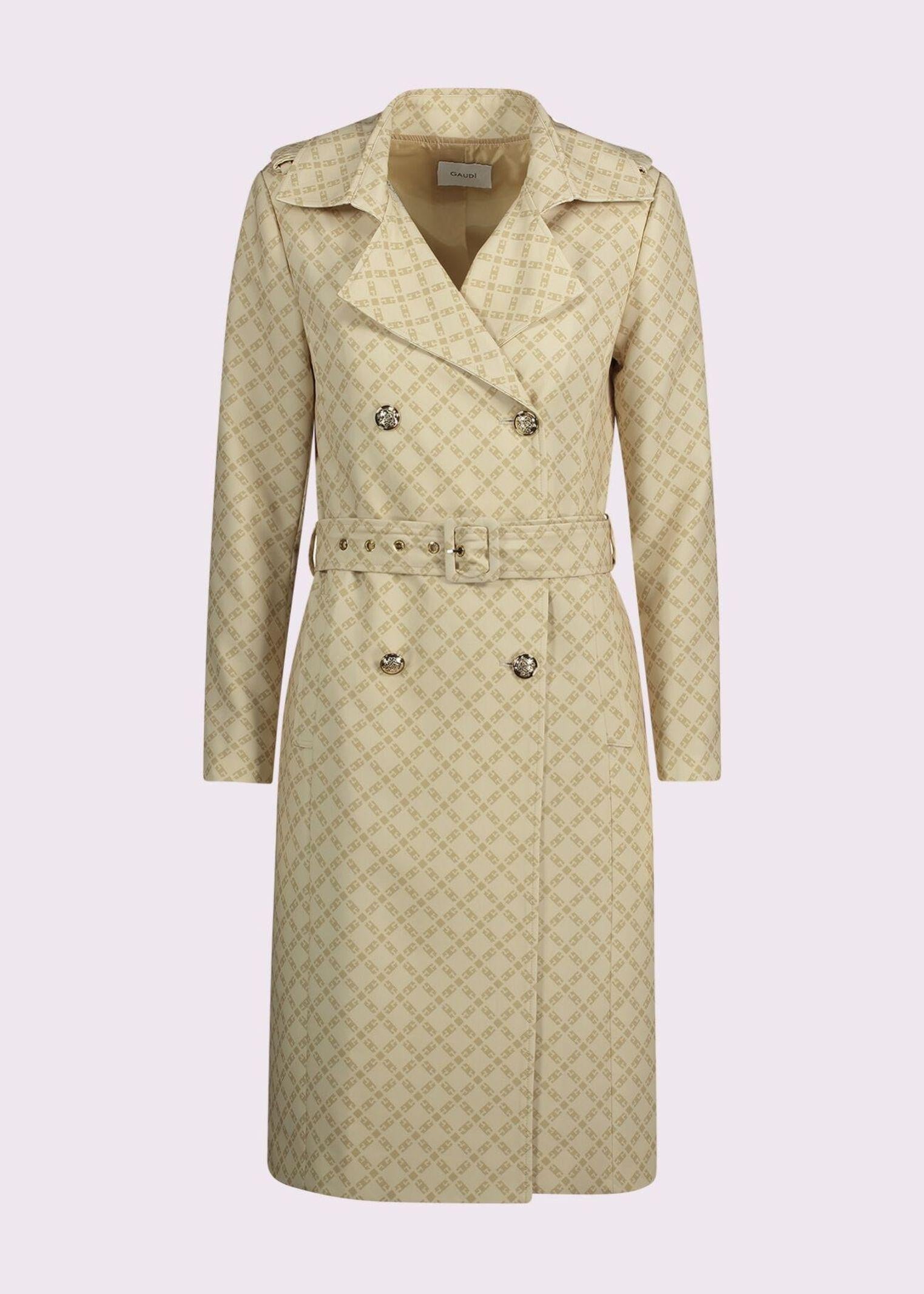 Trench doppiopetto con cintura in vita 511FD35004 51100101 GAUDI' 