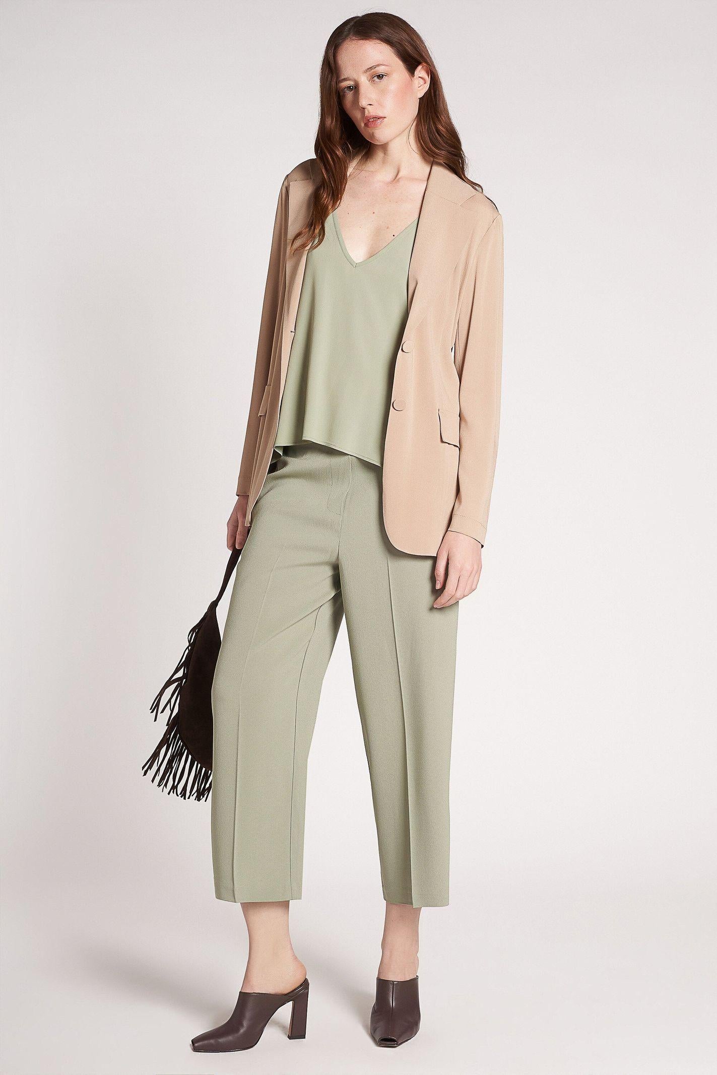Top in crepe de chine - Carla G VAEM13D6 16 CARLA G. 