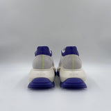 Running  allacciata bianca e viola