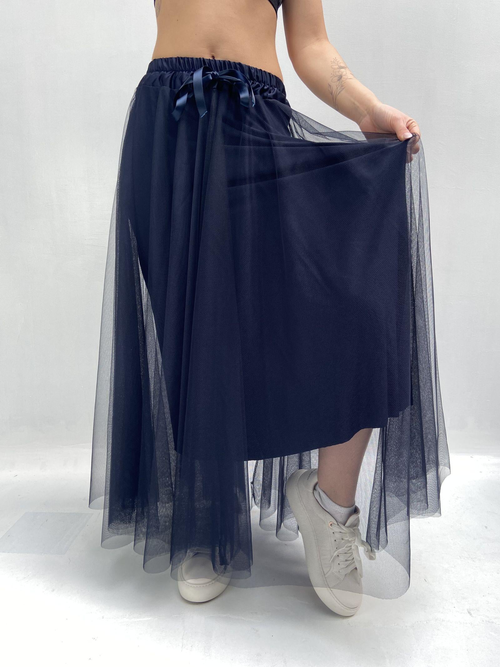 Gonna lunga in tulle MK04.015 BLUNOTTE OFELIA 