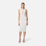 Abito con lacci criss-cross - Elisabetta Franchi AM55B52E1 360 ELISABETTA FRANCHI 