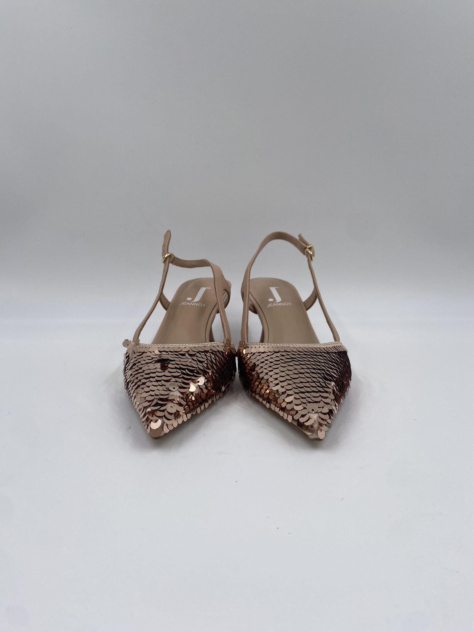 Sandalo con paillettes RJ513 PELLE JEANNOT 