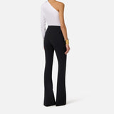 Pantalone in doppio crepe - Elisabetta Franchi PA16961E2 110 ELISABETTA FRANCHI 