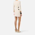Abito cut-out bicolore - Elisabetta Franchi AB86861E1 E84 ELISABETTA FRANCHI 