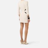 Abito cut-out bicolore - Elisabetta Franchi AB86861E1 E84 ELISABETTA FRANCHI 