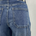 Jeans wide leg con tascone - Ofelia LAF244 DENIM OFELIA 