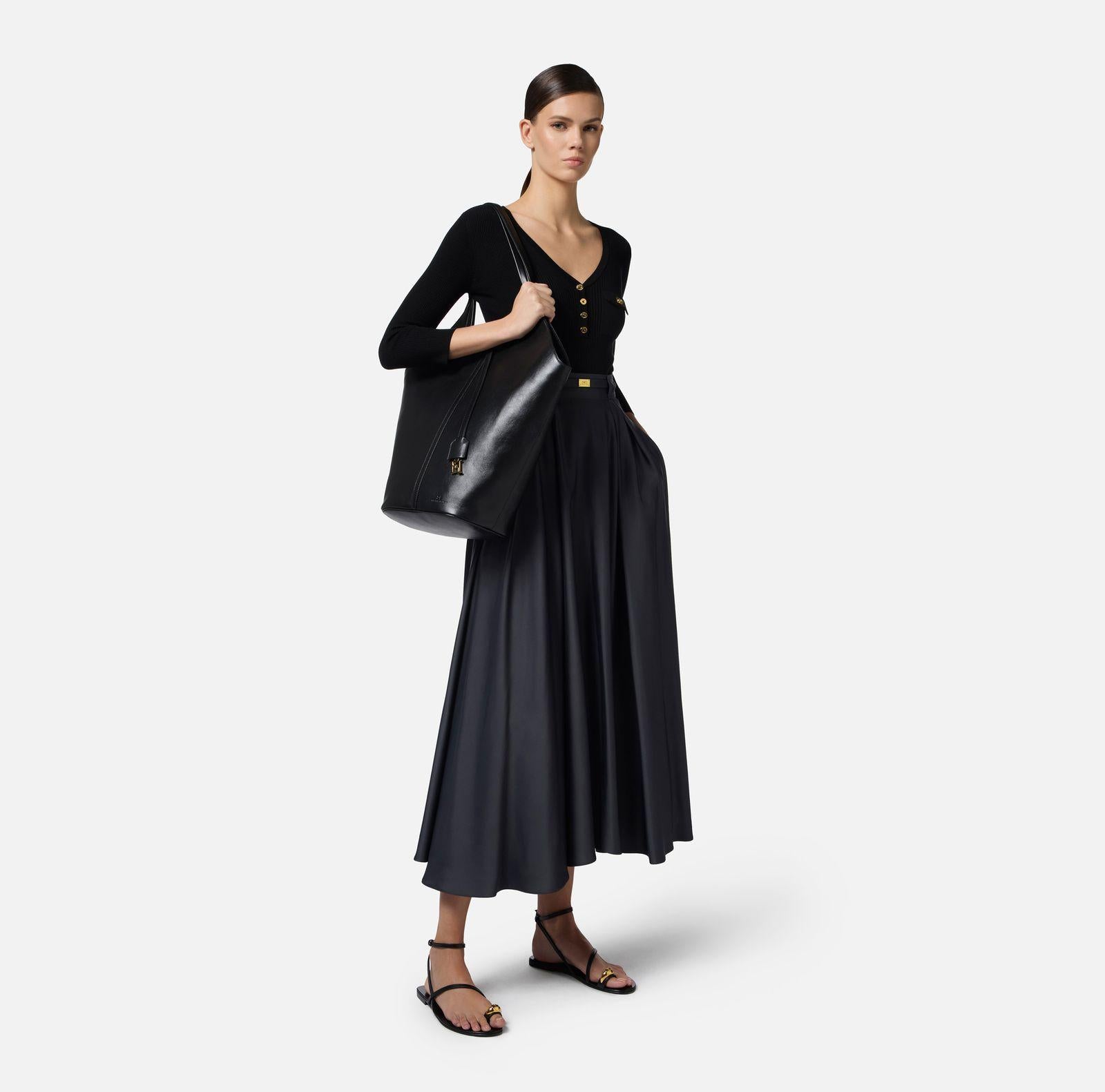 Maglia in misto seta MK62B51E2 110 ELISABETTA FRANCHI 