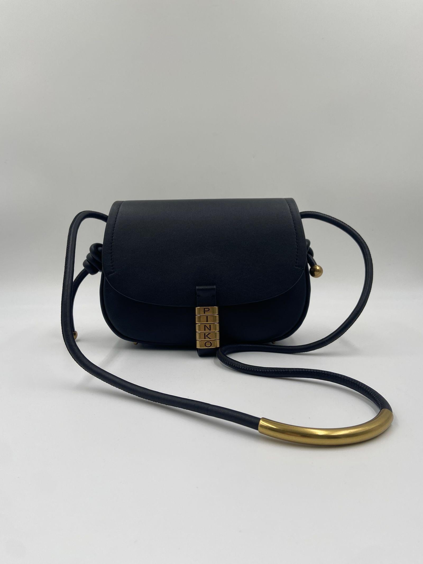 Borsa piccola a tracolla con nodi 103831-A1ZX Z99Q PINKO 