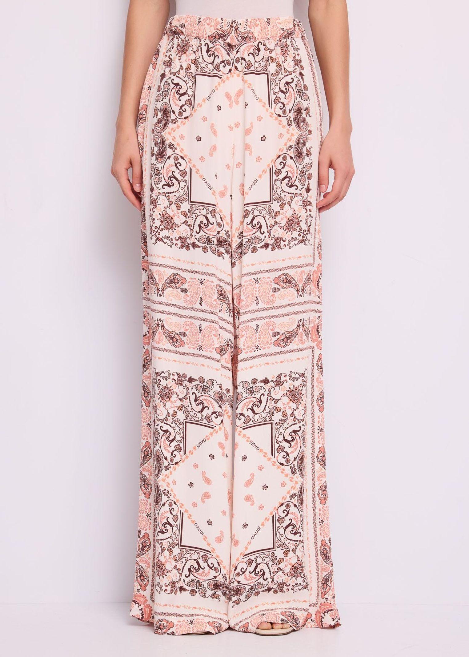 Pantalone stampa paisley - Gaudi 611FD25001 61102801 GAUDI' 