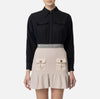 Camicia in popeline con fascione