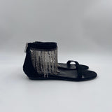 Sandalo basso con frange e strass - Pinko 100663-A0NM Z99 PINKO 